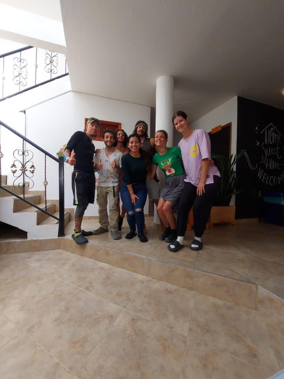 Family Host Hostel Villa de Leyva Bagian luar foto